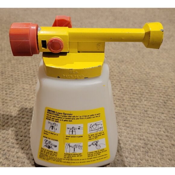 Chevron Ortho Lawn Garden Sprayer Plastic Bottle with Metal Top - Vintage - Picture 2 of 10